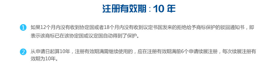 馬德里商標注冊有效期 馬德里商標注冊有效期
